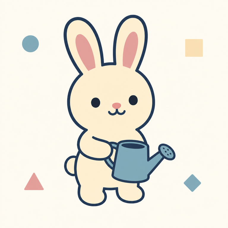 おちゃめなウサギ