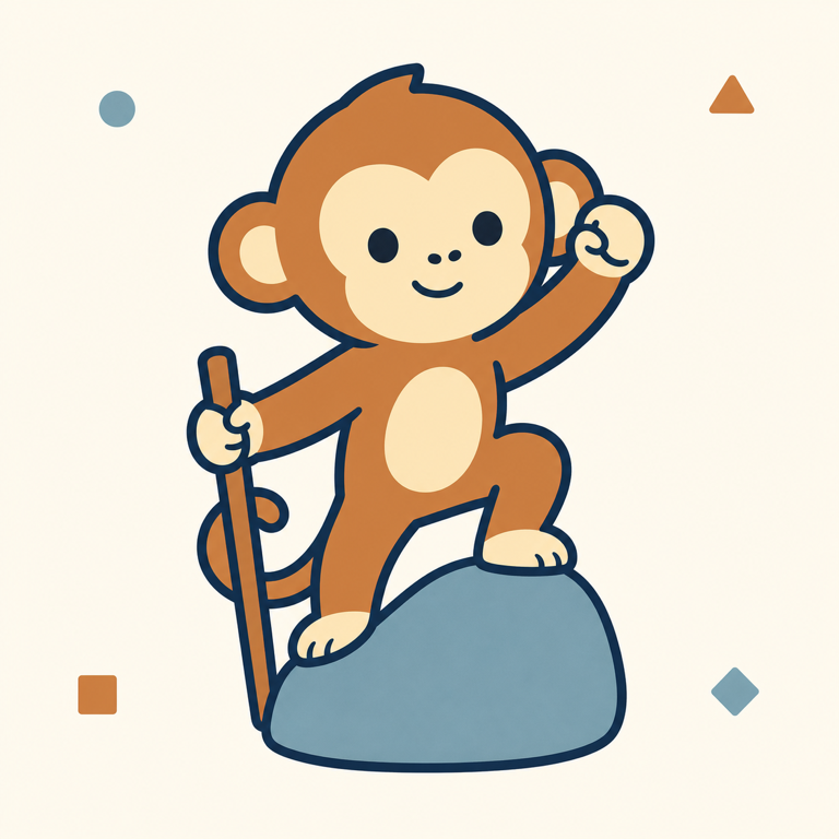 おちゃめなサル
