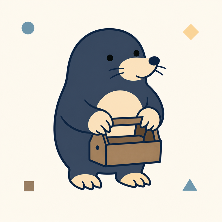 まじめなモグラ